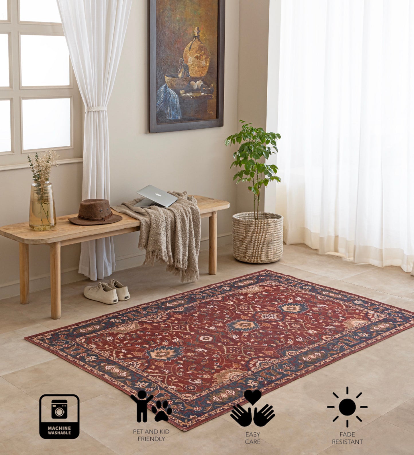 Crimson Estate Heritage Rug