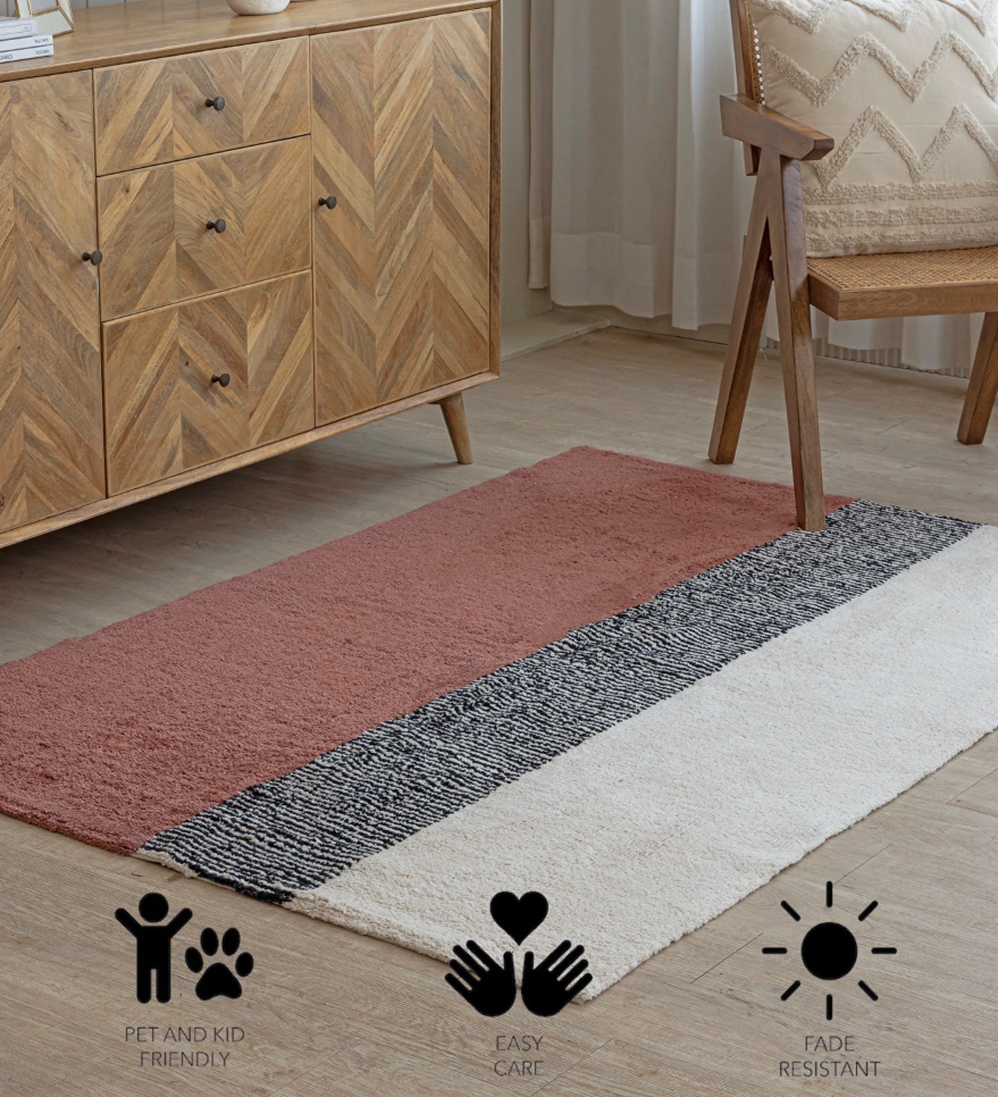 Harmony Colorblock Hand Tufted Rug