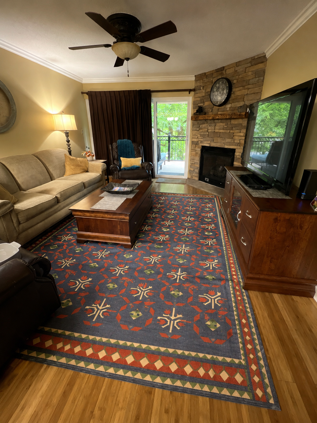 Sarah M.'s home featuring a Rug Ritual rug