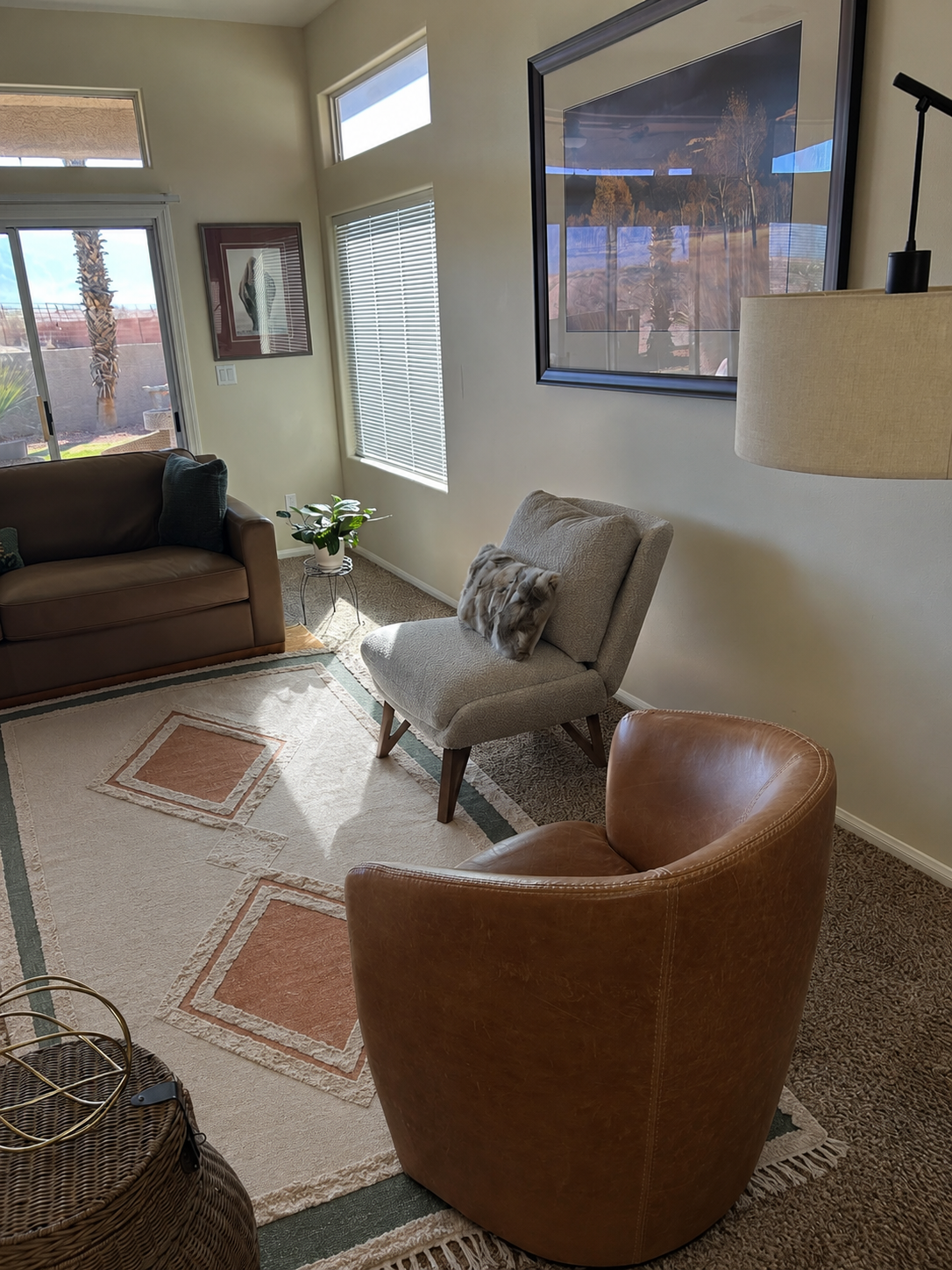 James & Kelly R.'s home featuring a Rug Ritual rug