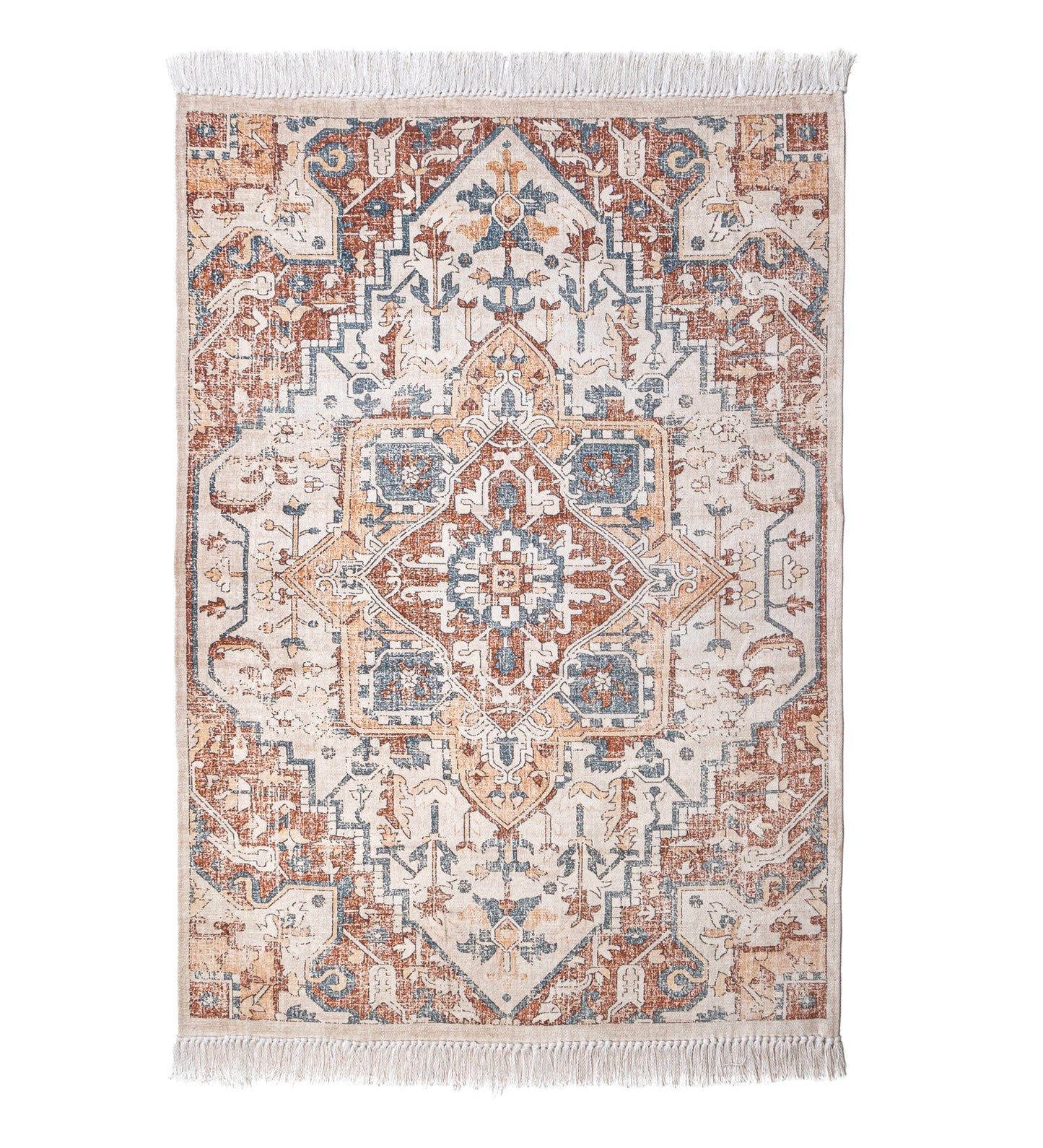Ivory Meadow Vintage Rug