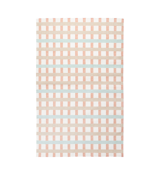 Pastel Picnic Plaid Kids Rug