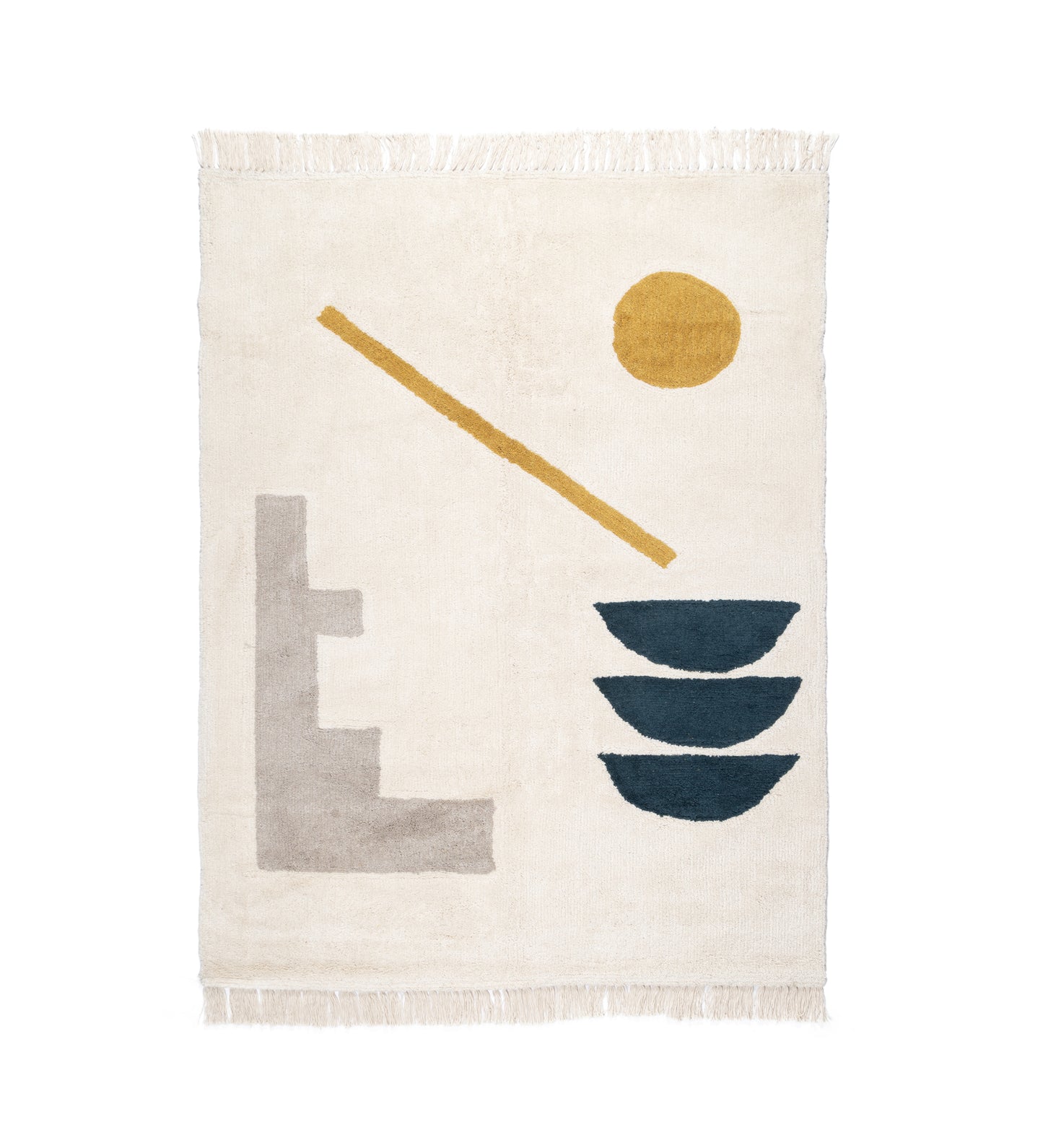 Abstract Balance Hand Tufted Rug