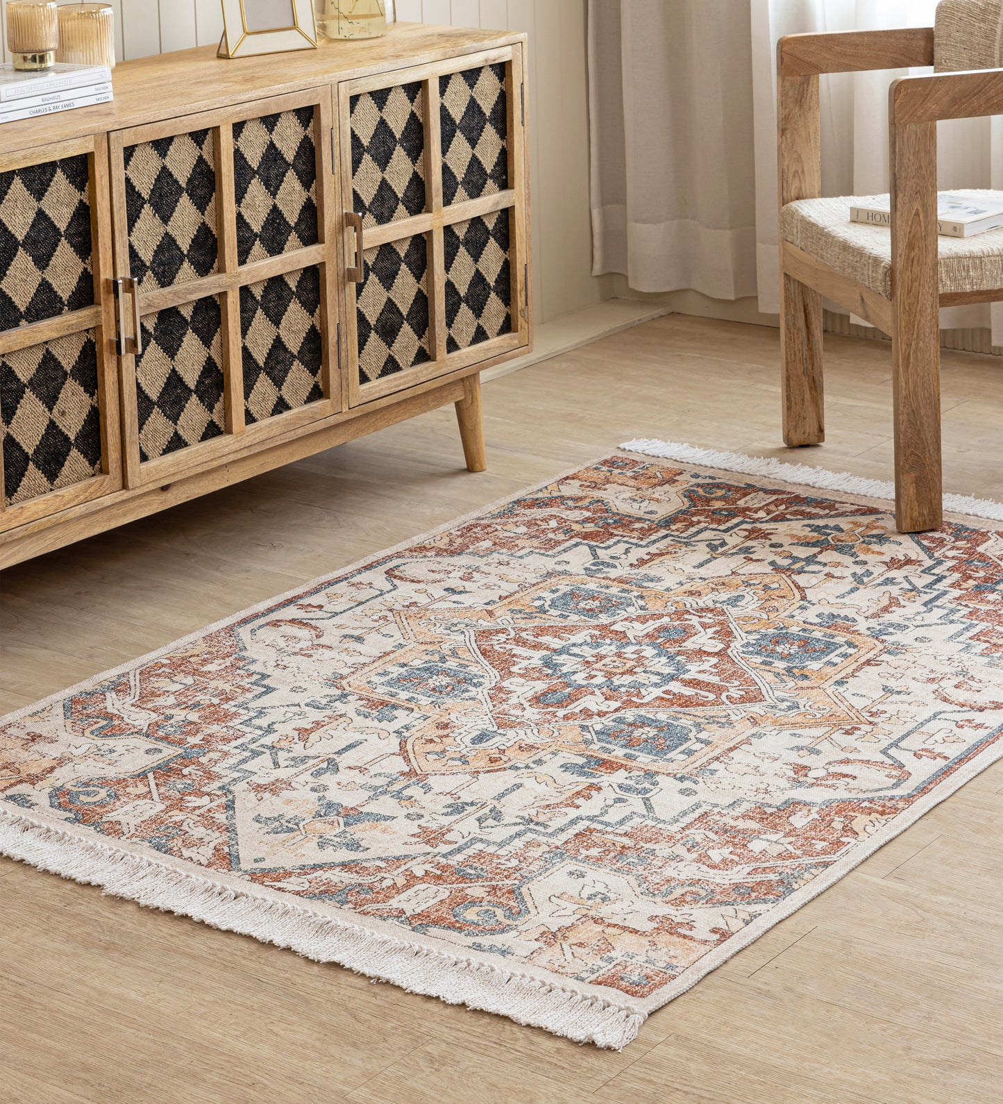 Ivory Meadow Vintage Rug