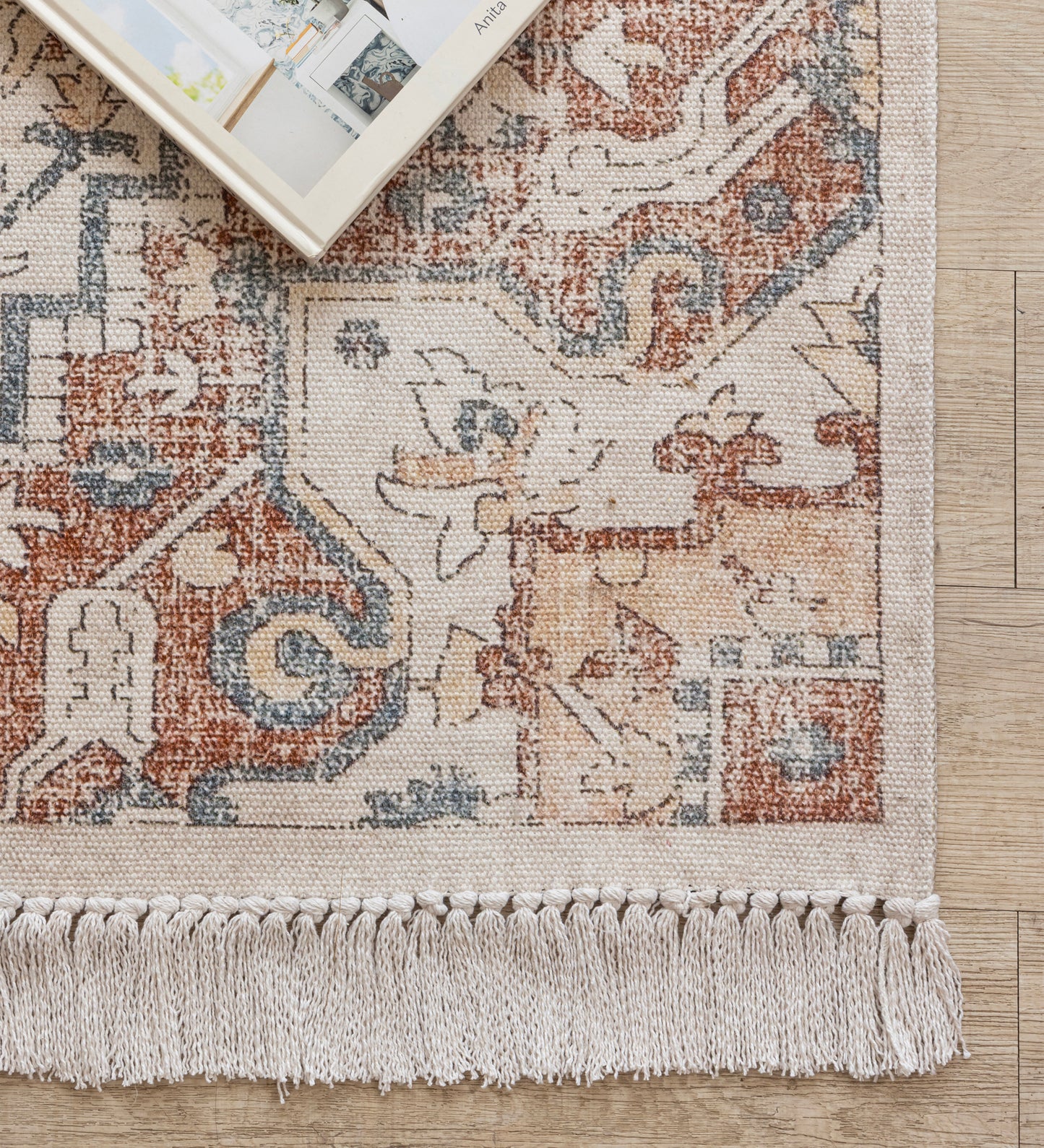 Ivory Meadow Vintage Rug