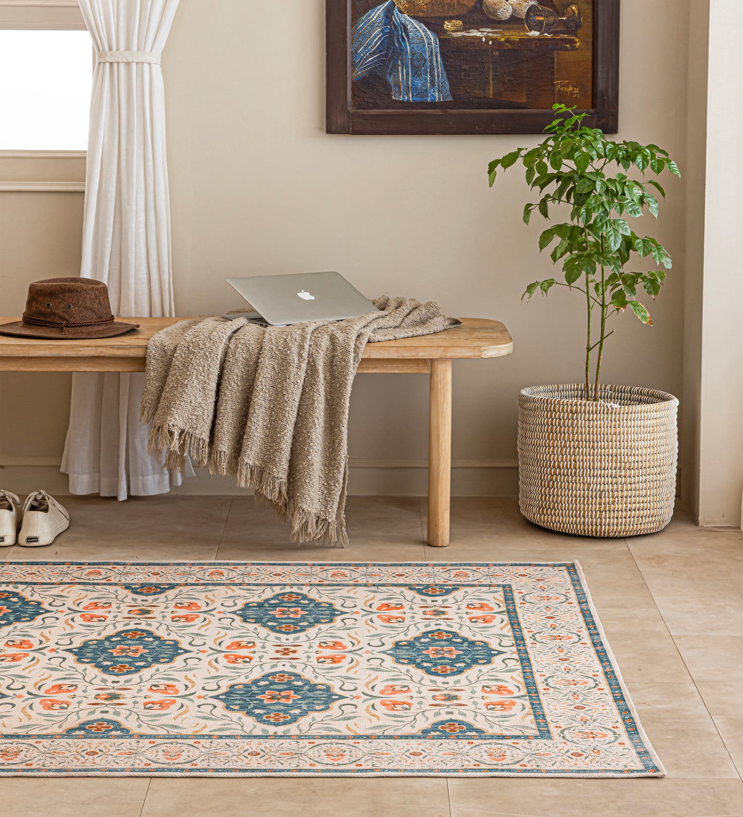 Coastal Blossom Heritage Rug