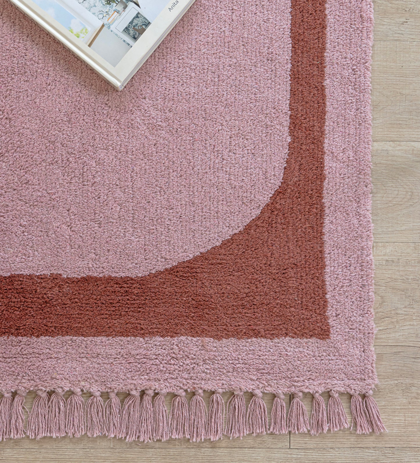 Blush Arch Tufted Rug