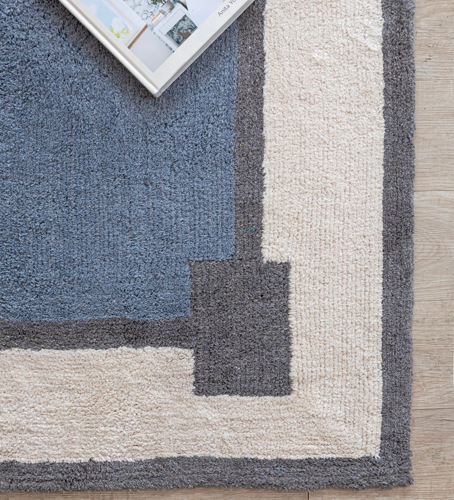 Harbor Blue Hand Tufted Rug
