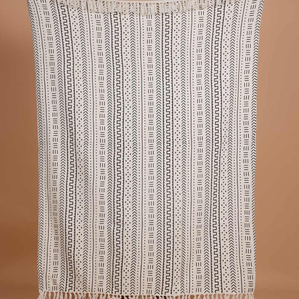 ACACIA - Hand Block Printed Throw