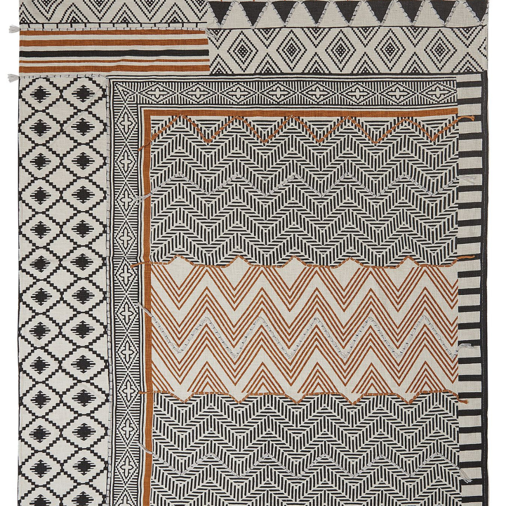 YARSELI -  Hand Block Printed Throw