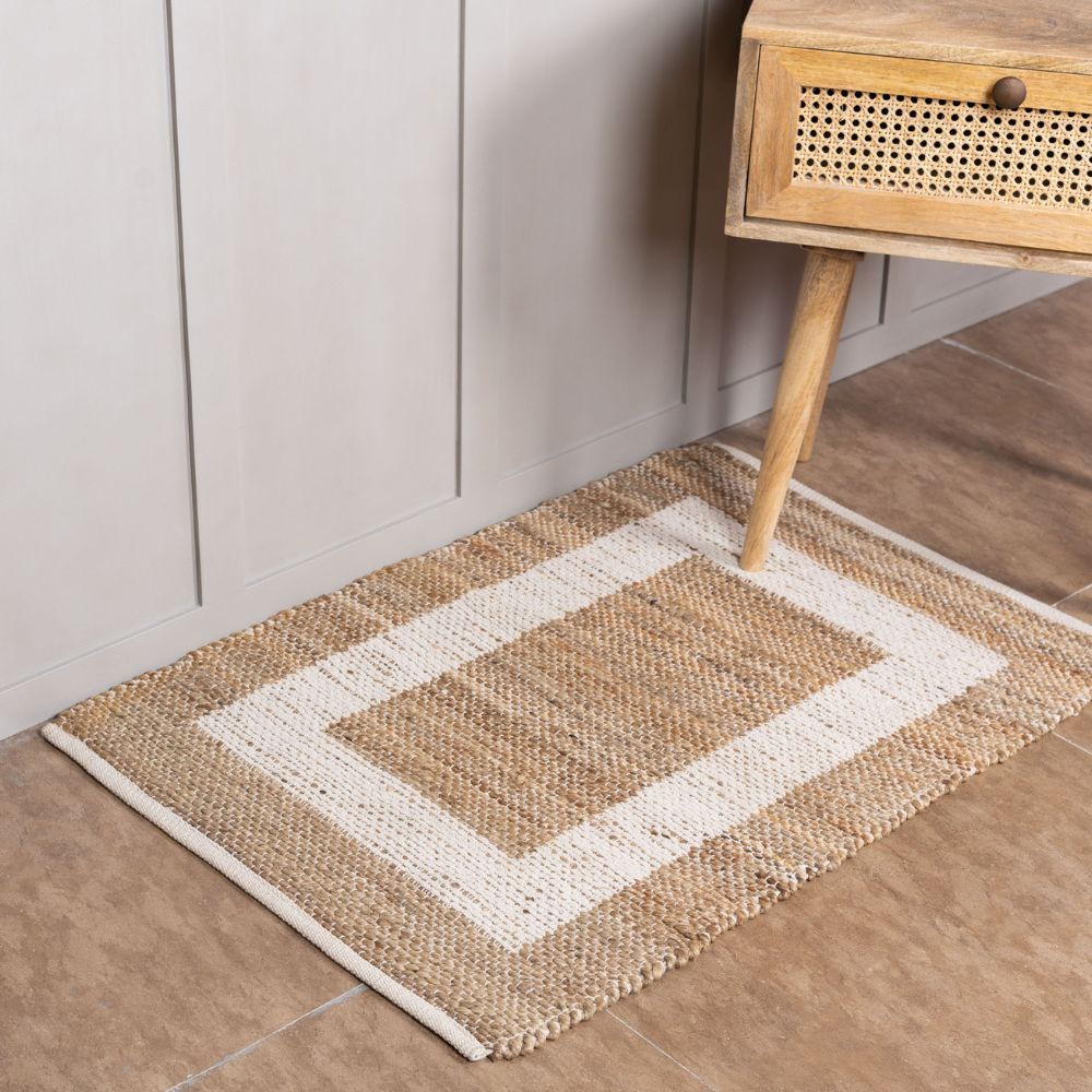 ADABAG- Hand Block Printed Cotton  Rug