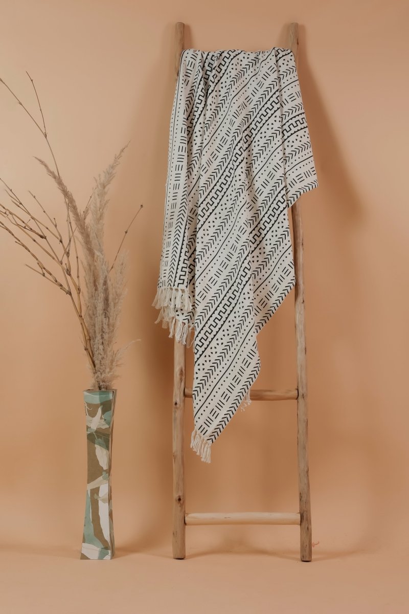 ACACIA - Hand Block Printed Throw