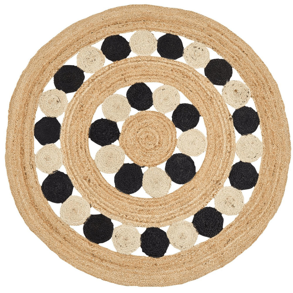 AKBELLEN - Handcrafted Braided Jute Rug