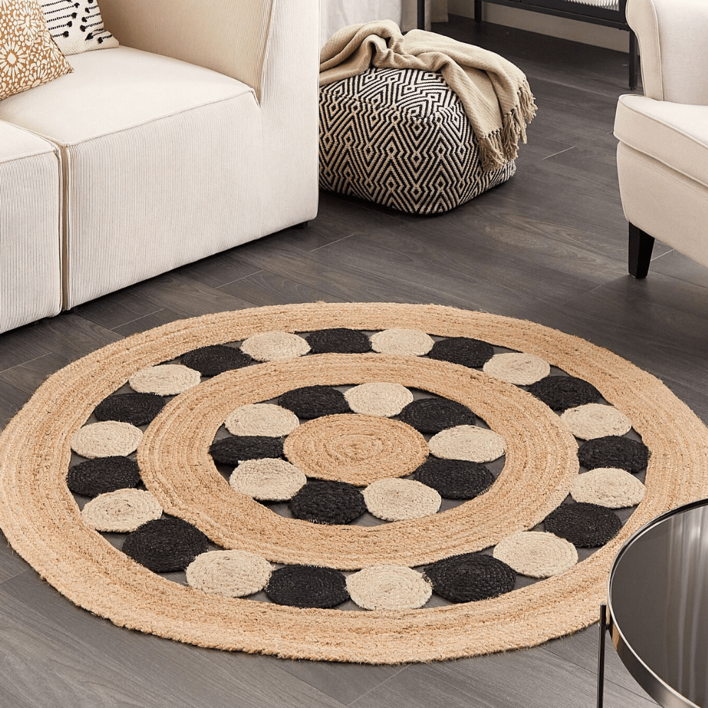 AKBELLEN - Handcrafted Braided Jute Rug