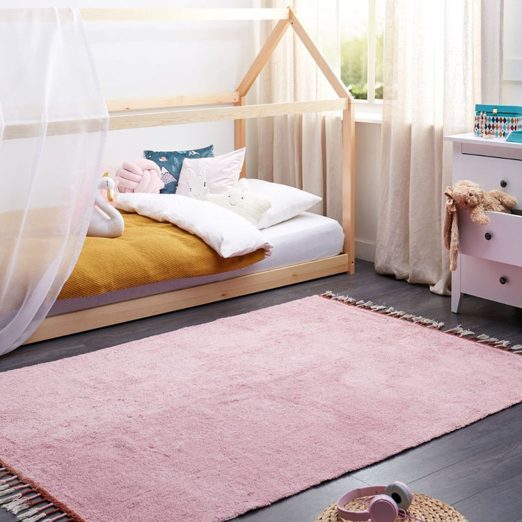 Akoren hand-tufted cotton area rug - main product view