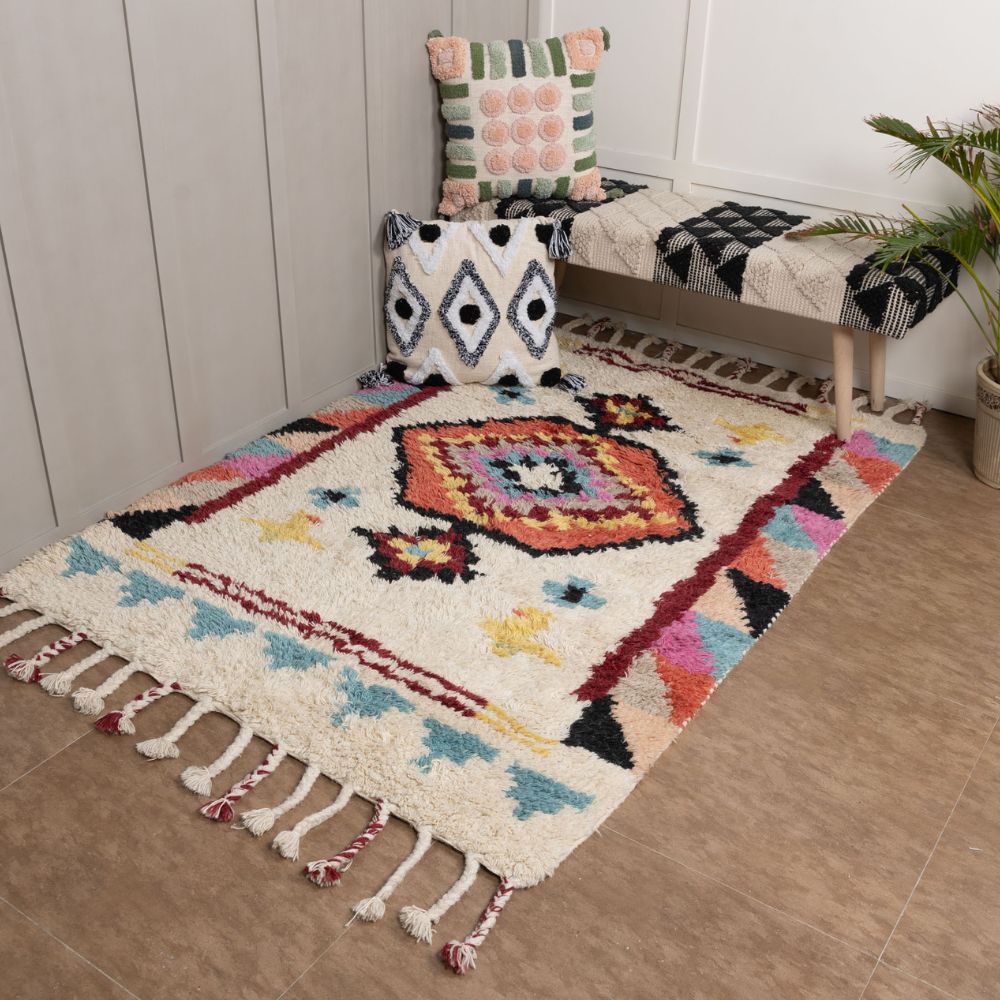 ALDO- HAND WOVEN WOOL RUG