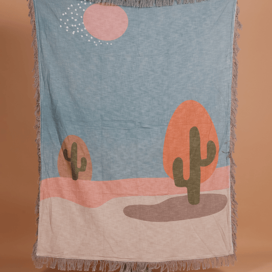 ASDAD - Modern Design Printed Throw Blanket