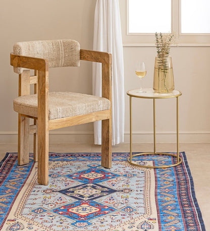 Azure Nomad Heritage rug - alternate angle