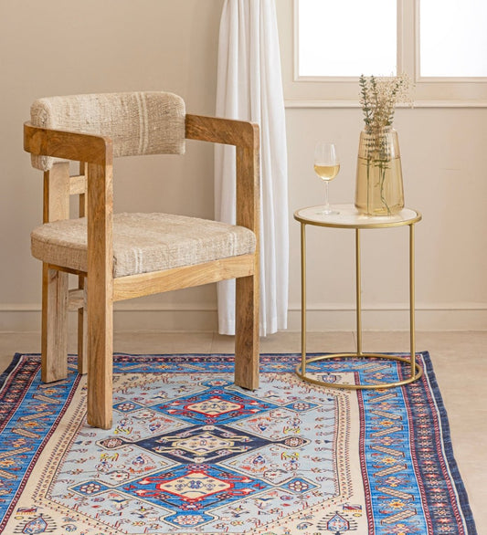 Azure Nomad Heritage rug - alternate angle