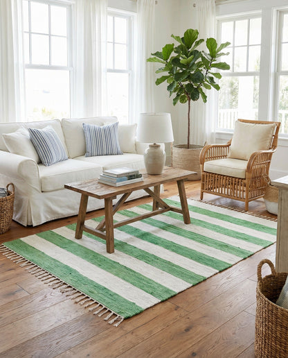 RR-COLOR|Green and Ivory