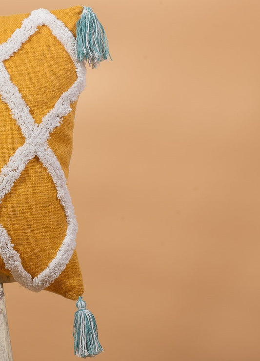 Bergenia pillow cover - detail view