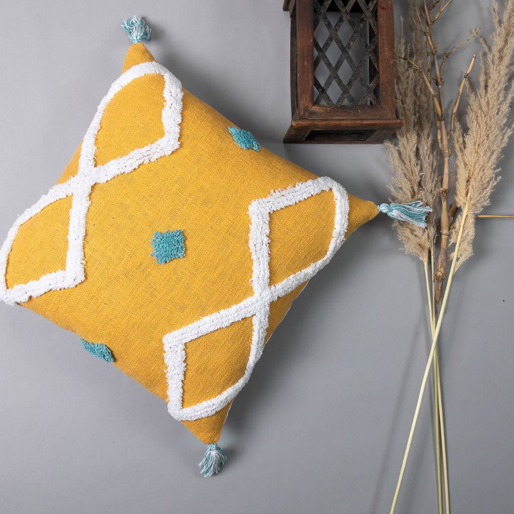 BERGENIA - Designer Tufted Pillow Cover