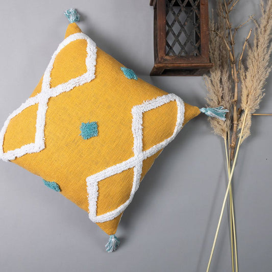 BERGENIA - Designer Tufted Pillow Cover