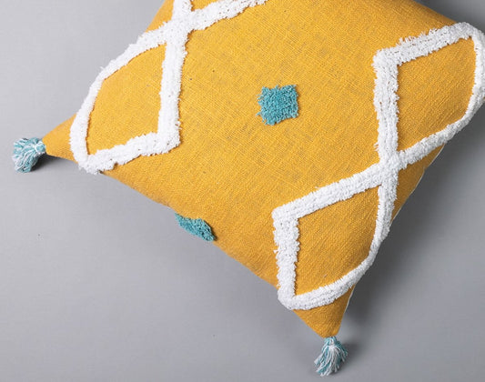 Bergenia pillow cover - side view