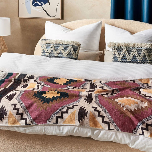 BHIWANI - Hand Block Printed Throw