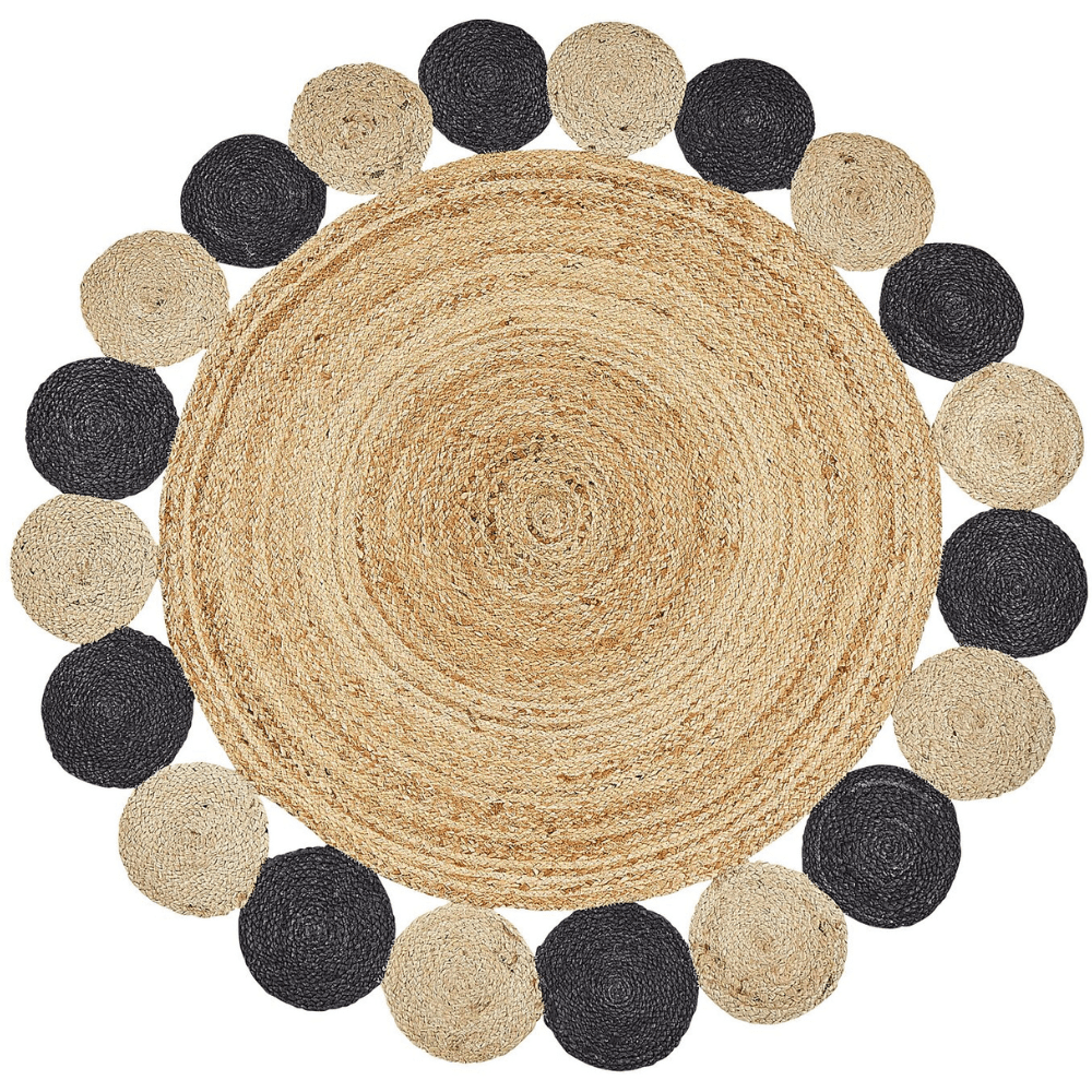 BIRECIK - Handcrafted Braided Jute Rug