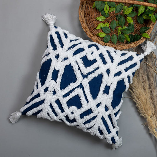 BISTHORTA - Designer Tufted Pillow Cover