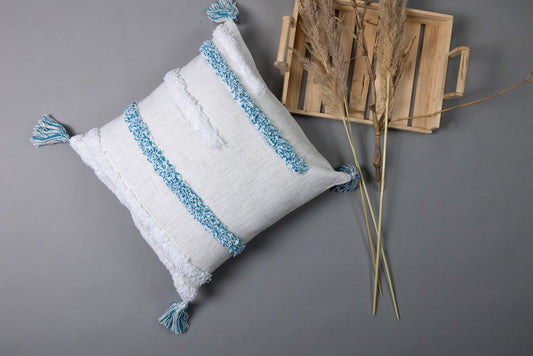 Bora Bora pillow cover - styled room view