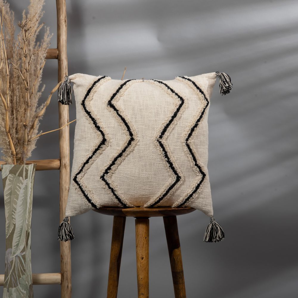 BUCHRA   -  Plush Tufted Pillow Cover