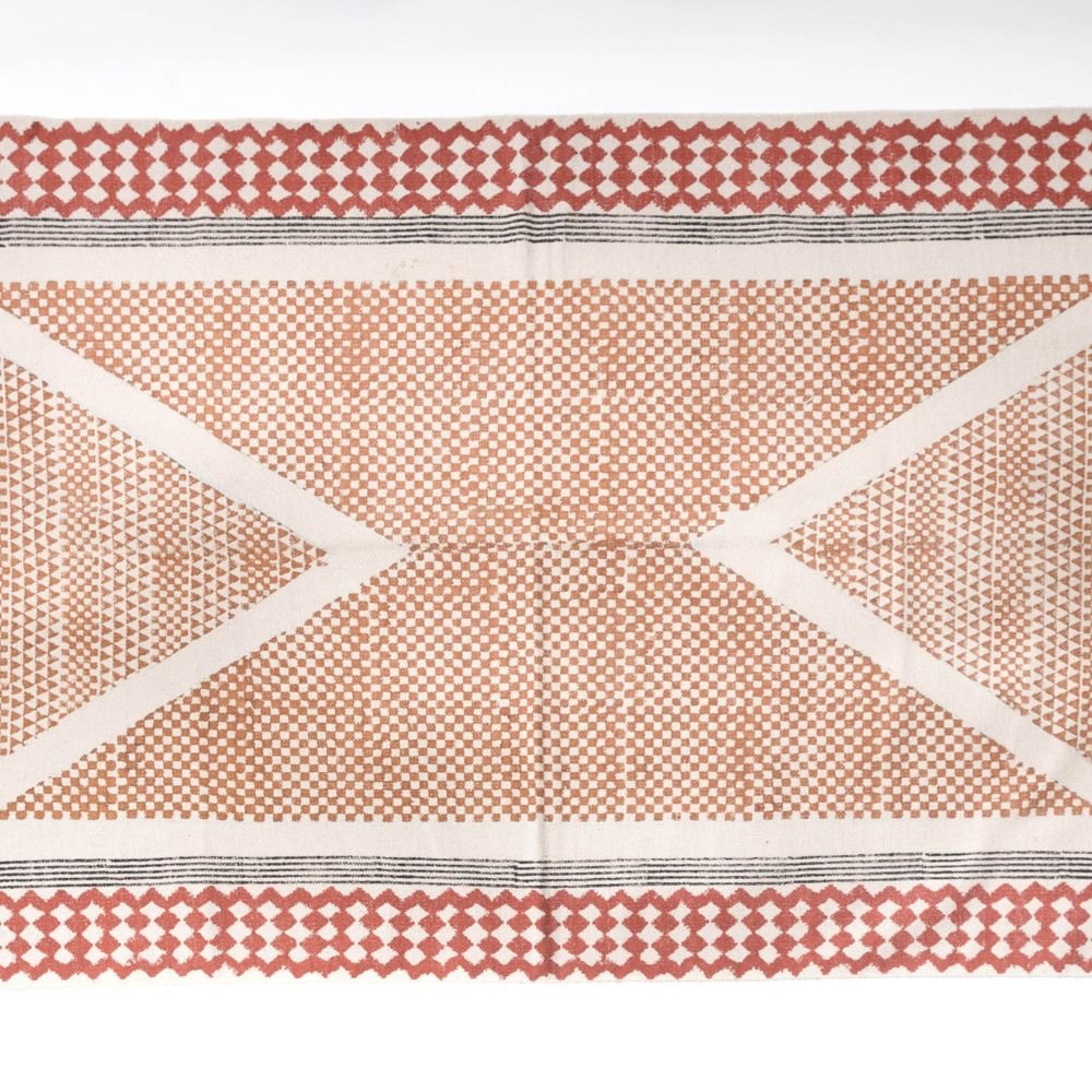 BUGAY - HAND BLOCK PRINTED COTTON RUG