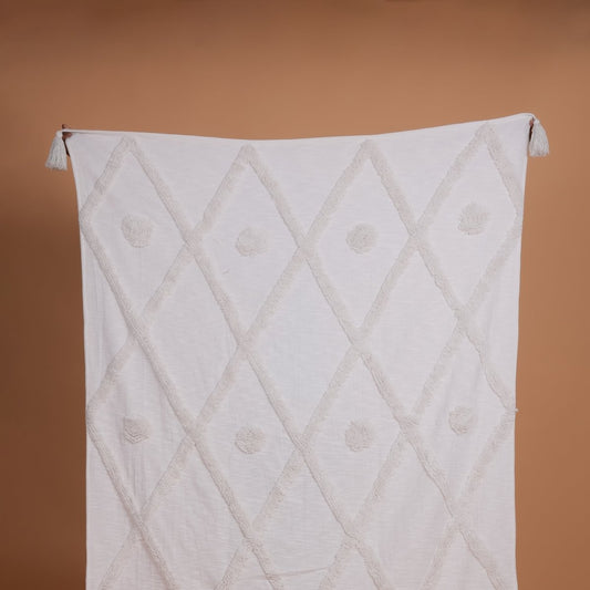 BURBUJA - Soft Tufted Throw Blanket