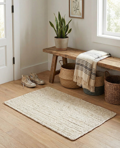 Handmade Braided Jute Rug