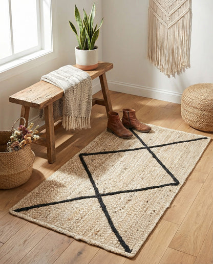 Handmade Braided Jute Rug