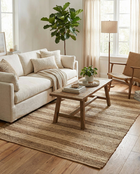 Handmade Braided Jute Rug