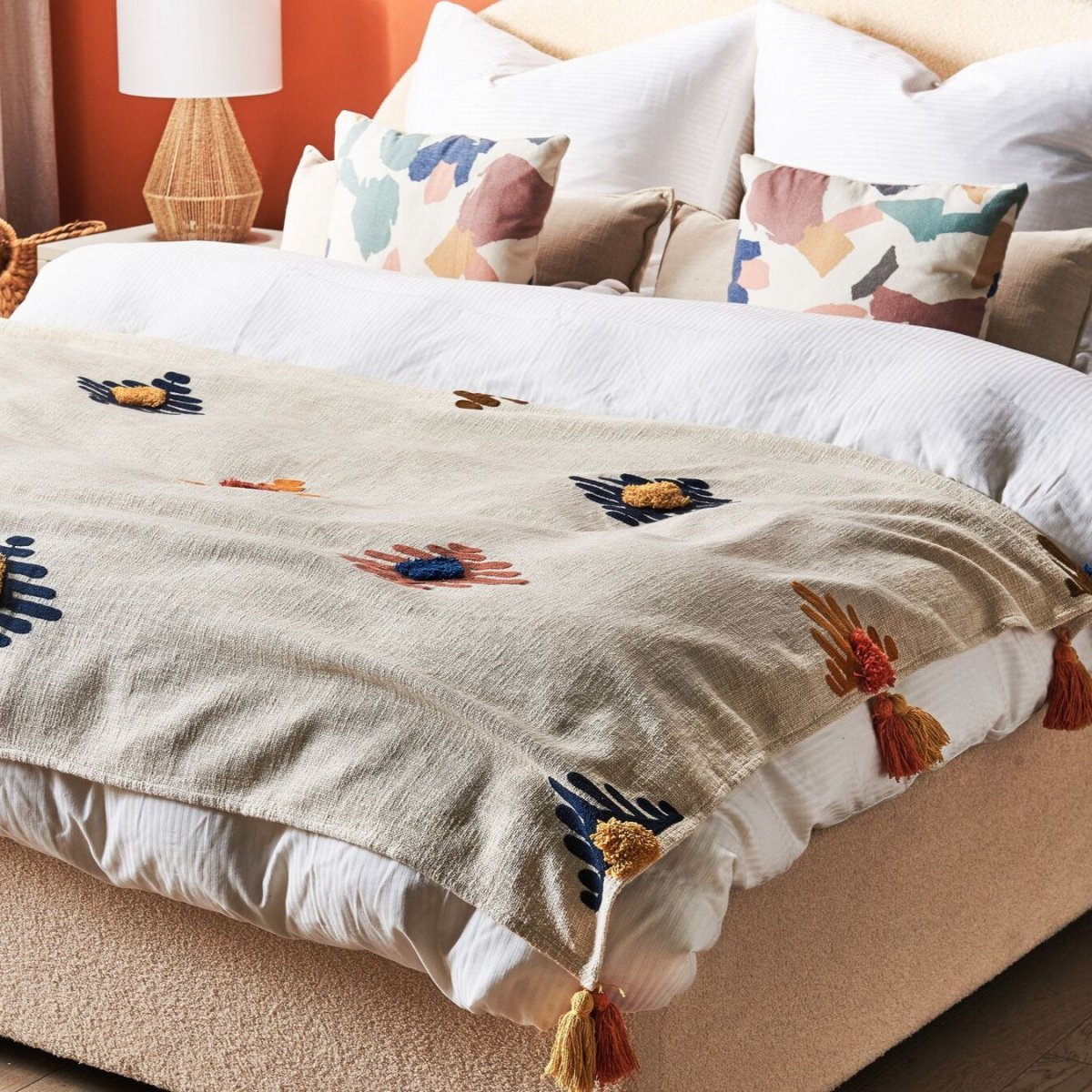 CHAOHANI - Cotton Embroidery Throw