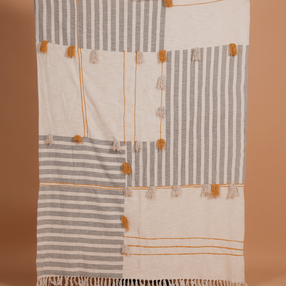 CHAYMA - HAND BLOCK PRINTED THROW
