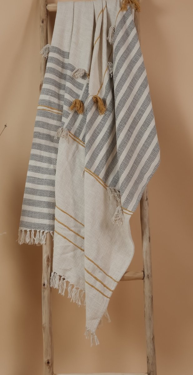 CHAYMA - HAND BLOCK PRINTED THROW