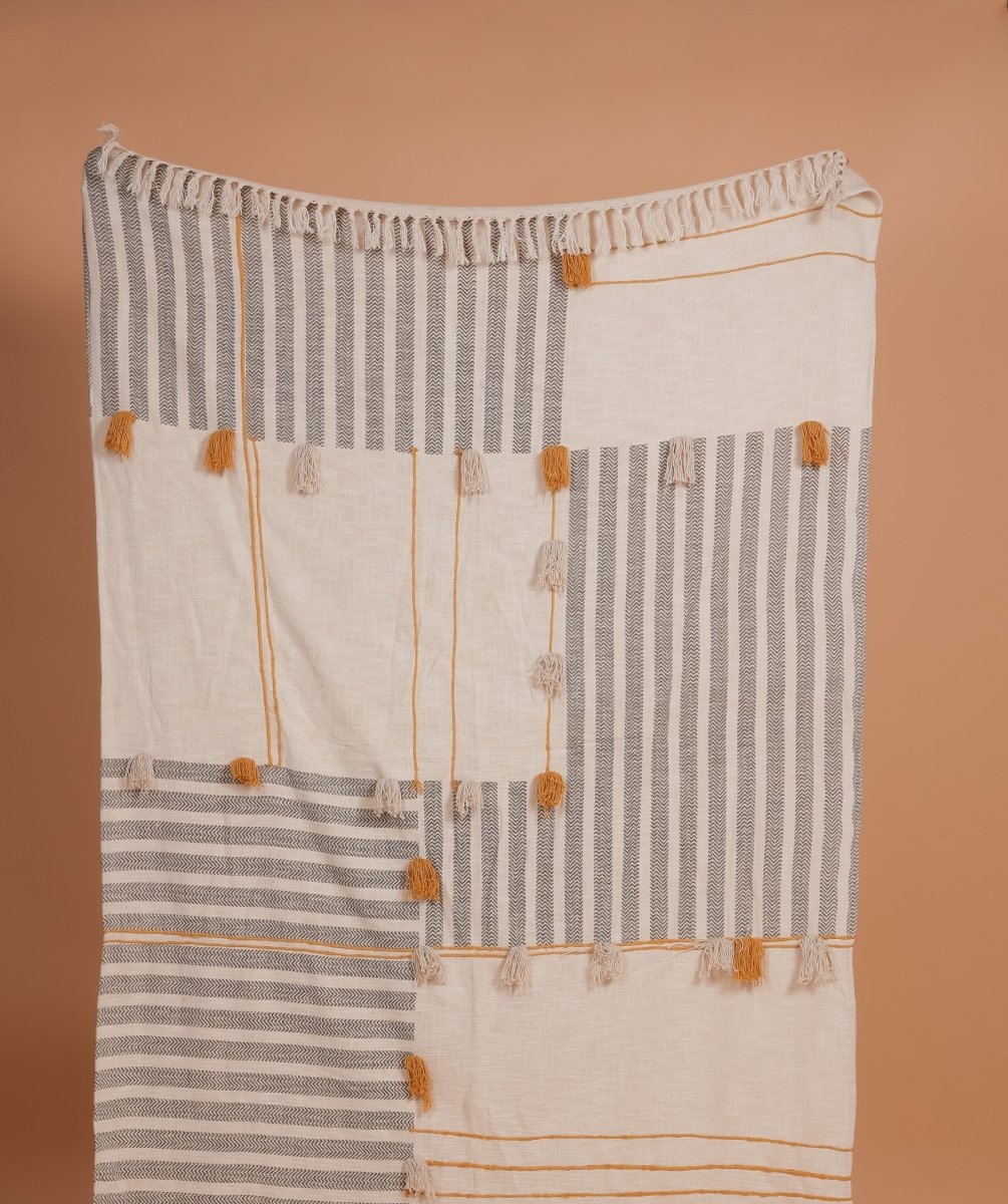 CHAYMA - HAND BLOCK PRINTED THROW