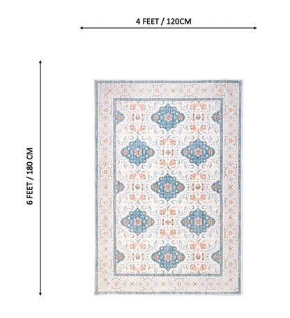 Coastal Blossom Heritage rug - back view