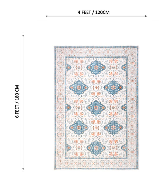 Coastal Blossom Heritage rug - back view