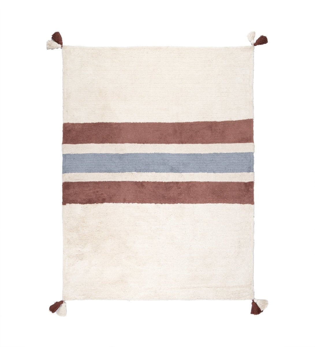 Coastal Stripe Hand Tufted rug - texture close-up