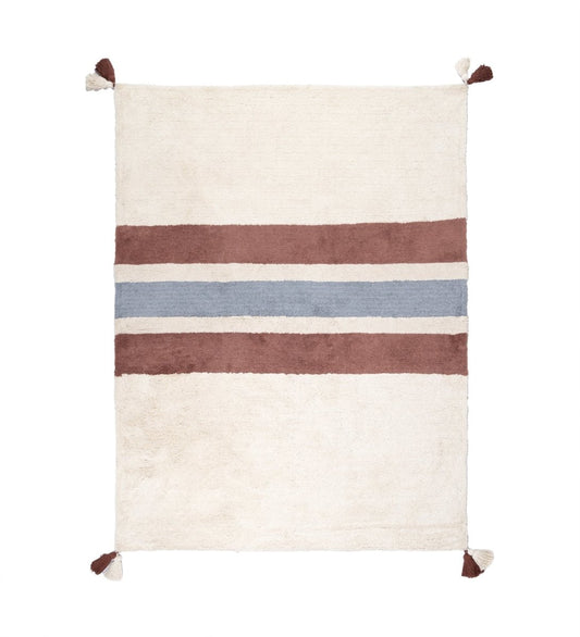 Coastal Stripe Hand Tufted rug - texture close-up