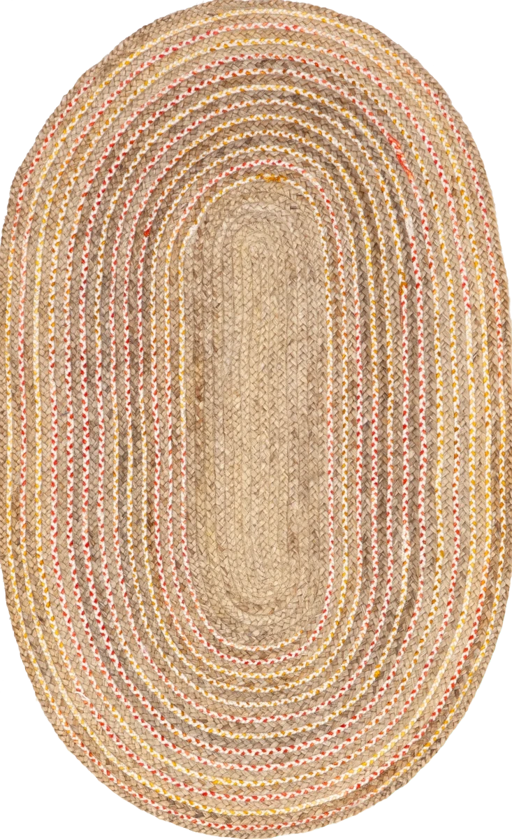 COLORA OVAL BRAIDED RUG