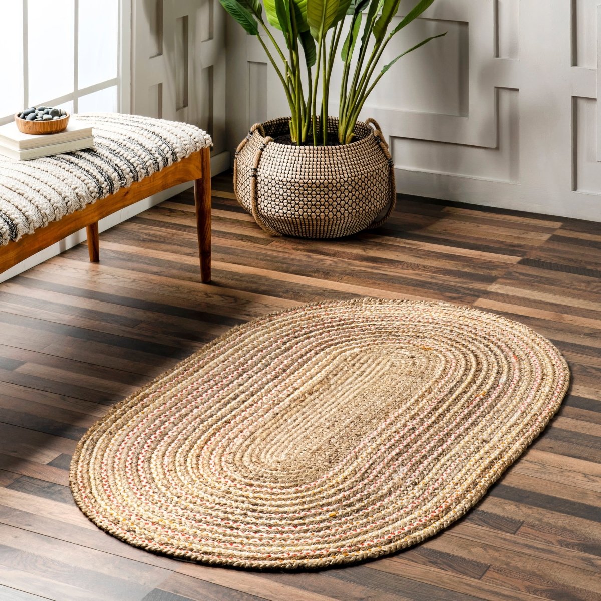 COLORA OVAL BRAIDED RUG