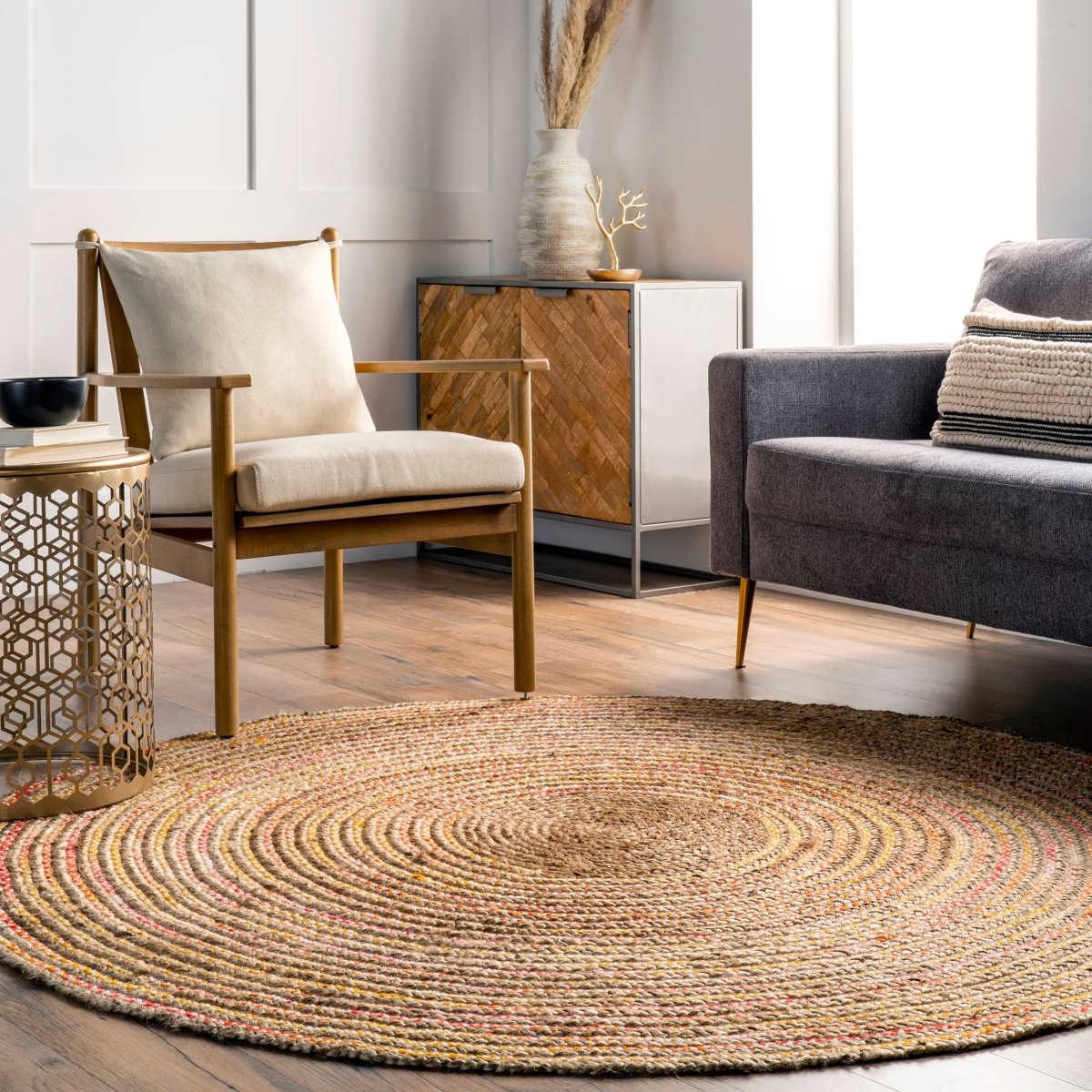 COLORA OVAL BRAIDED RUG