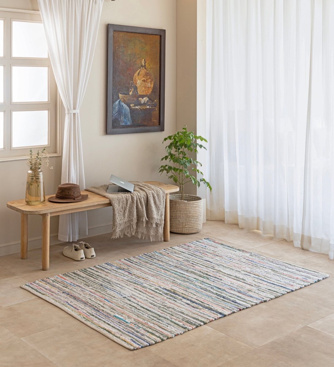 Confetti Woven Chindi Rug